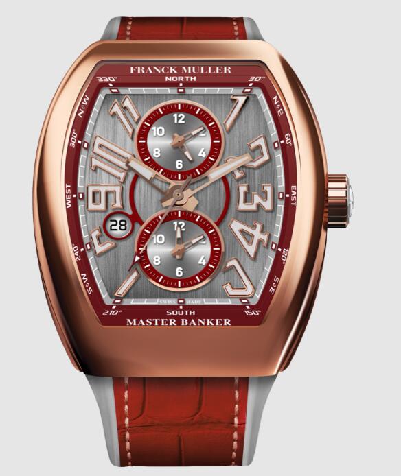Buy Franck Muller Vanguard Master Banker Replica Watch for sale Cheap Price V 45 MB SC DT (ER) 5N GR RD